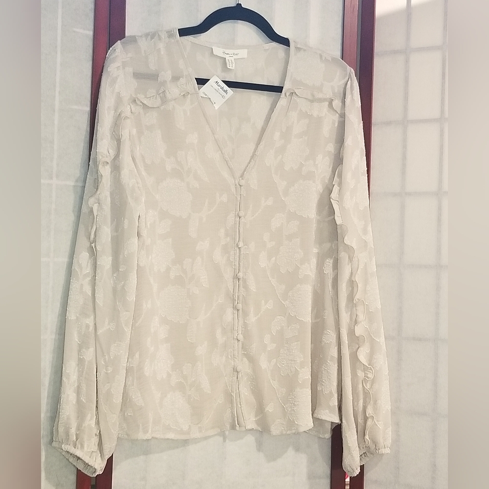 Elegant Cream Blouse